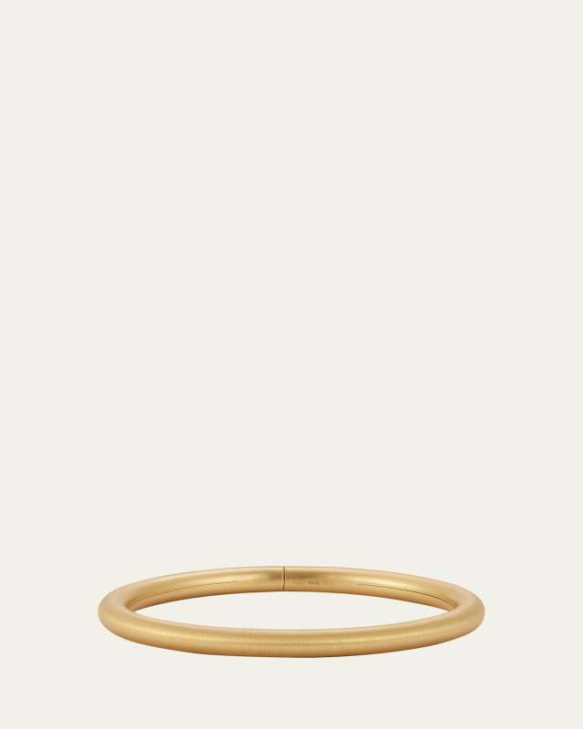 Plie Bangle with High Polish, 5mm